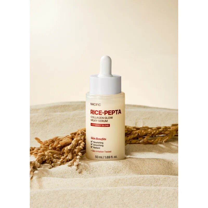 Nacific Rice + Pepta Collagen Glow Milky Serum rozjasňující pleťové sérum s hydratačním účinkem 50 ml