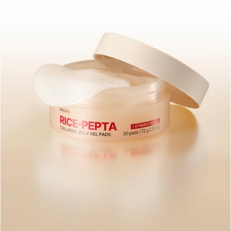Nacific Rice + Pepta Collagen Jelly Gel Pads tonizační polštářky se zpevňujícím účinkem 30 ks