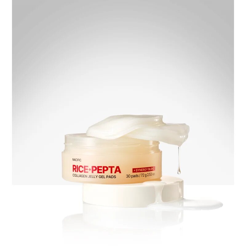 Nacific Rice + Pepta Collagen Jelly Gel Pads tonizační polštářky se zpevňujícím účinkem 30 ks