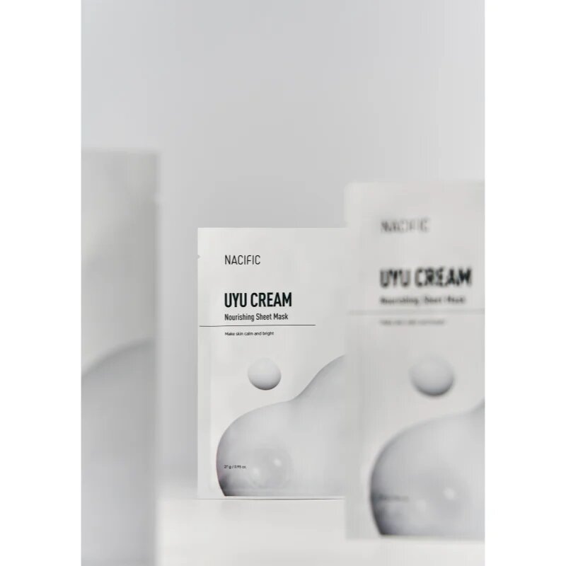 Nacific Uyu Cream Nourishing Mask Pack intenzivně hydratační pleťová maska se zklidňujícím účinkem 10x27 g