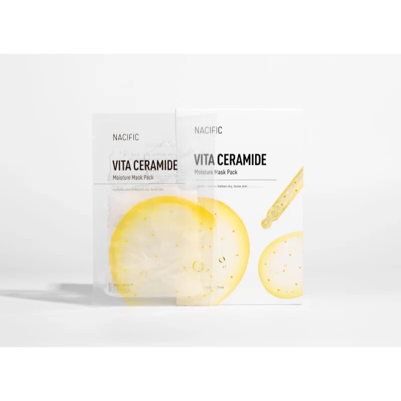 Nacific Vita Ceramide Moisture Mask Pack rozjasňující pleťová maska s hydratačním účinkem 1 ks