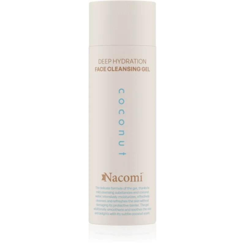 Nacomi Deep hydration čisticí gel Coconut 140 ml