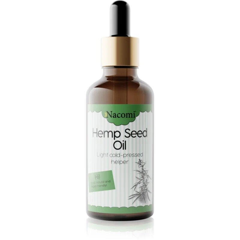Nacomi Light Cold-Pressed Helper konopný olej s pipetou 50 ml