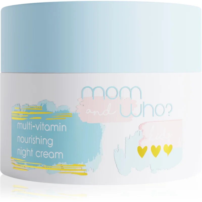 Nacomi Mom & Who Kids výživný noční krém pro děti 50 ml