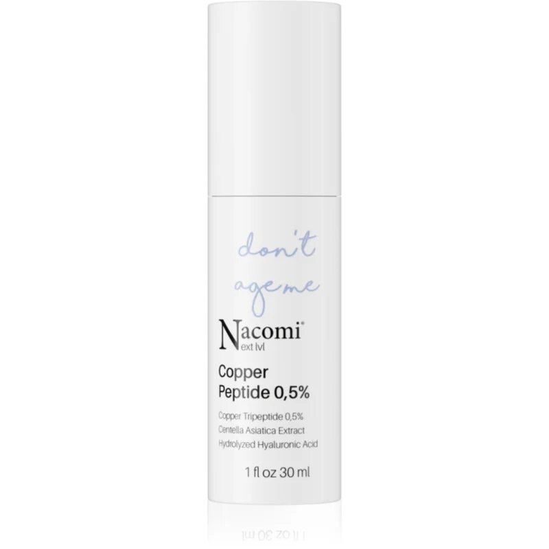 Nacomi Next Level Copper Peptide 05 % pleťové sérum s peptidy 30 ml