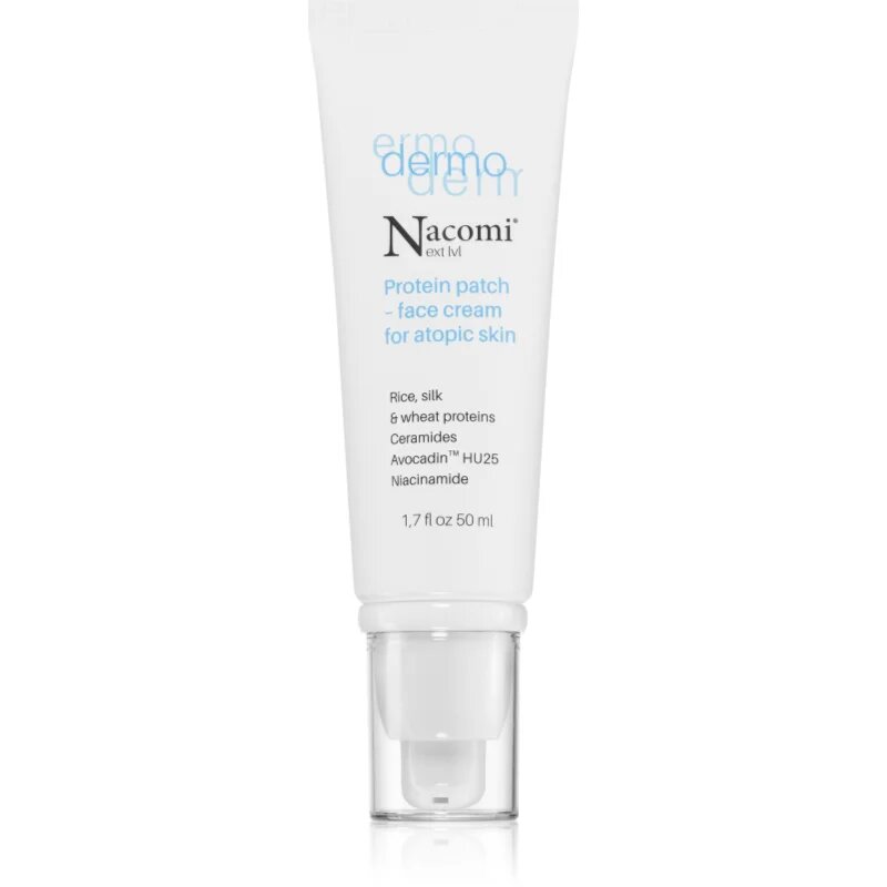 Nacomi Next Level Dermo zklidňující krém pro suchou až atopickou pleť 50 ml