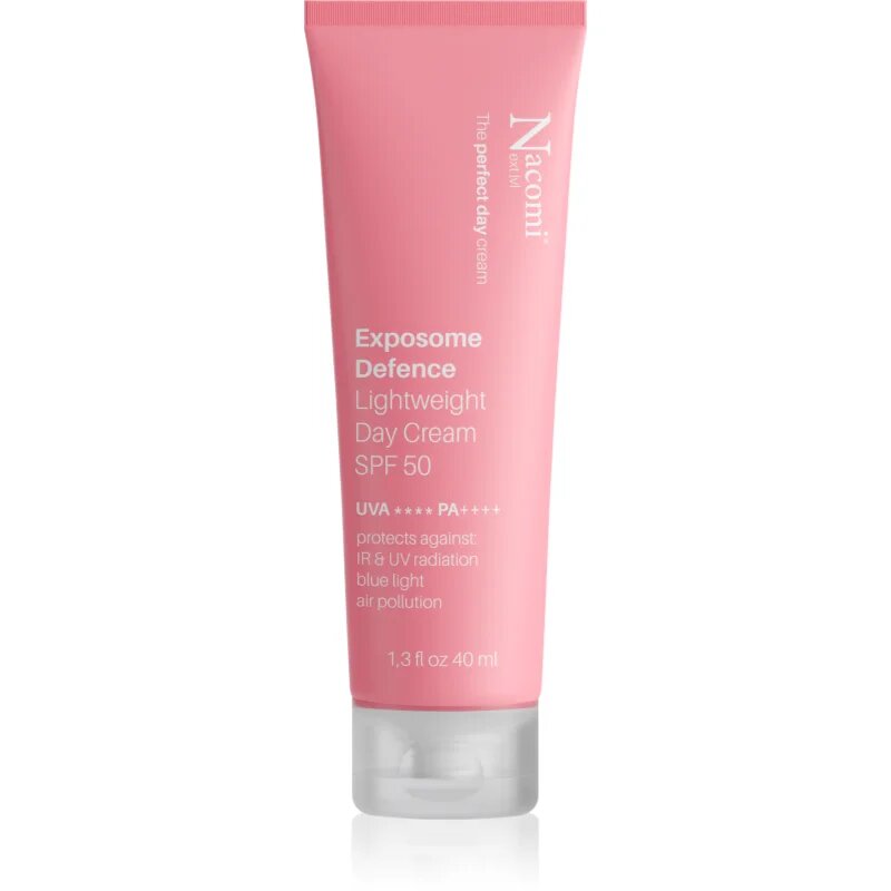 Nacomi Next Level Exposome defence lehký denní krém SPF 50 40 ml