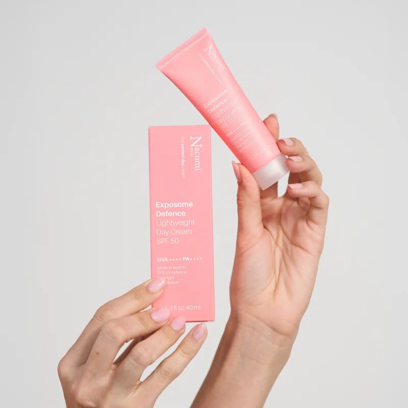 Nacomi Next Level Exposome defence lehký denní krém SPF 50 40 ml