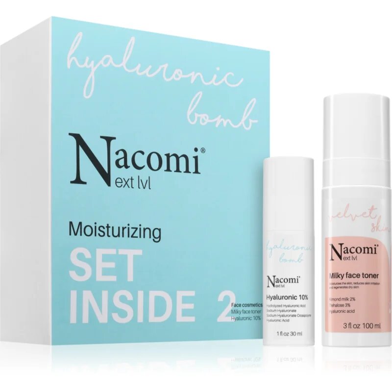Nacomi Next Level Moisturizing dárková sada pro hydrataci a lesk