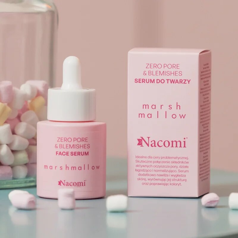 Nacomi Zero Pore & Blemishes pleťové sérum Marshmallow 30 ml
