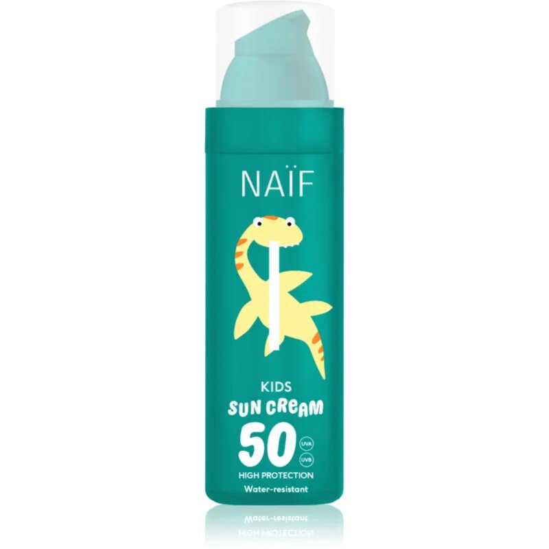 Naif Kids Sun Cream opalovací krém SPF 50 pro děti 3+ 100 ml