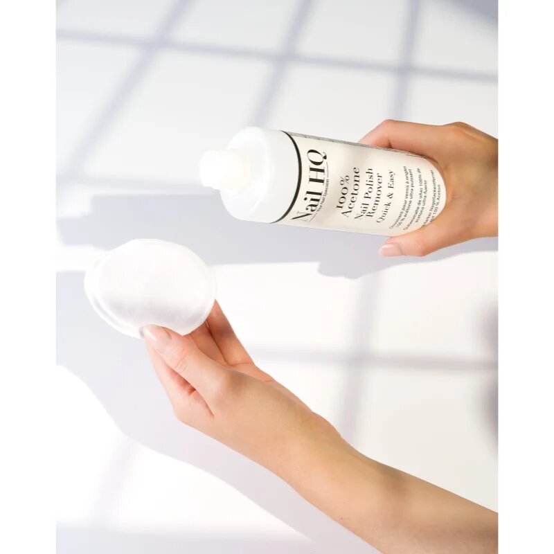 Nail HQ 100% Acetone odlakovač na nehty 400 ml