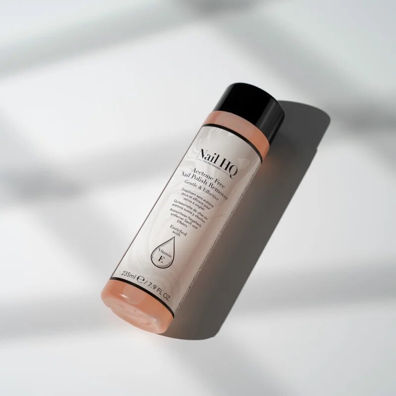 Nail HQ Acetone Free odlakovač na nehty bez acetonu 235 ml