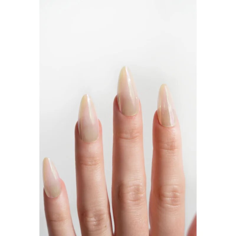 Nail HQ Almond umělé nehty Natural Glaze 24 ks