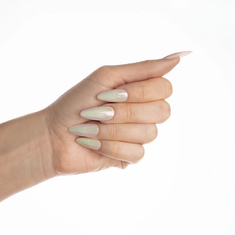 Nail HQ Almond umělé nehty Pearl Glaze 24 ks