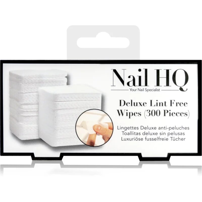 Nail HQ Deluxe Lint Free Wipes čisticí tampónky na nehty 300 ks