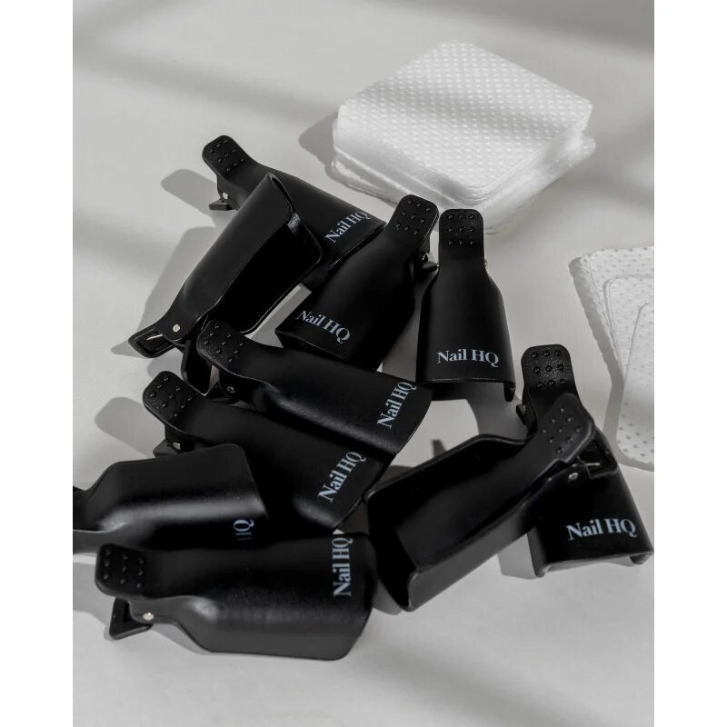 Nail HQ Soak Away Gel Nail Clip Set sada pro odstranění gelových a akrylových nehtů