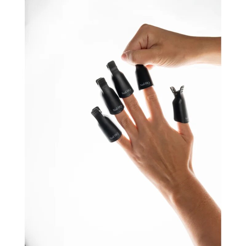 Nail HQ Soak Away Gel Nail Clip Set sada pro odstranění gelových a akrylových nehtů