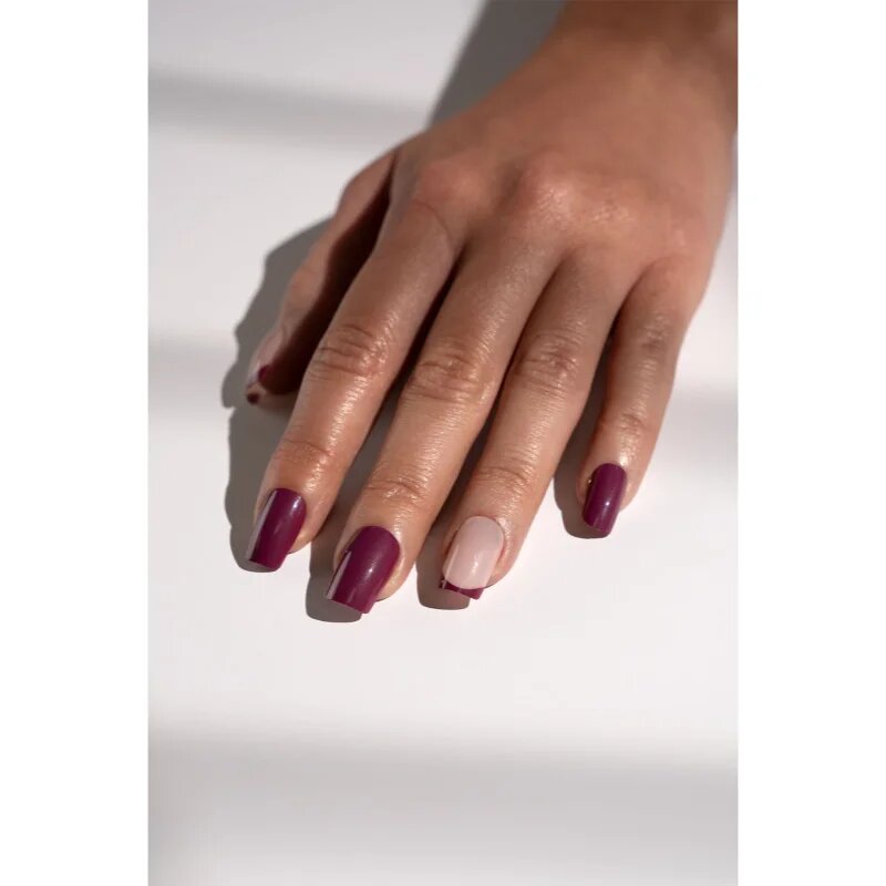 Nail HQ Square umělé nehty Pretty In Plum 24 ks