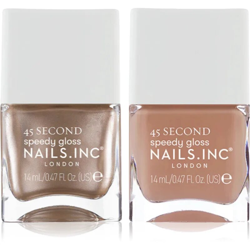 Nails Inc. 45 Second Mocha Mousse sada laků na nehty