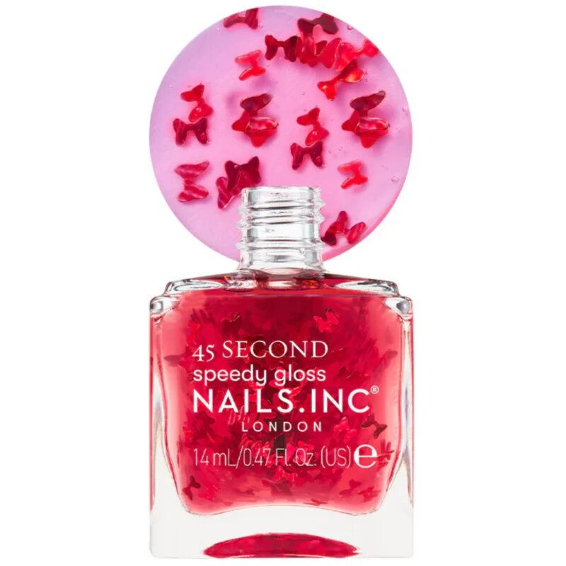 Nails Inc. 45 Second Speedy Gloss rychleschnoucí lak na nehty odstín Bonnie 14 ml