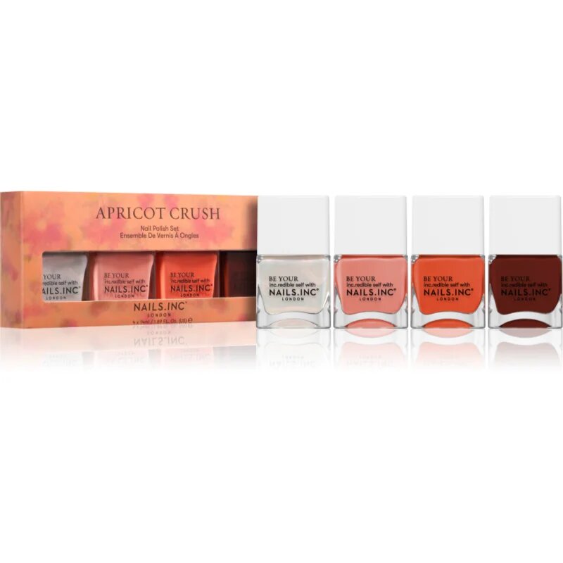 Nails Inc. Apricot Crush sada laků na nehty