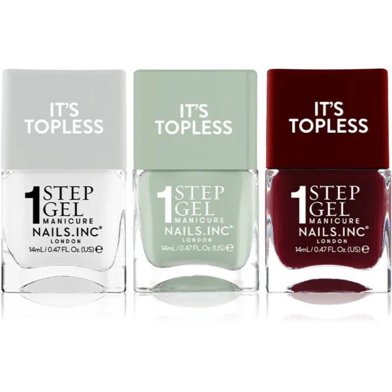 Nails Inc. It’s Topless Dirty Martini sada laků na nehty