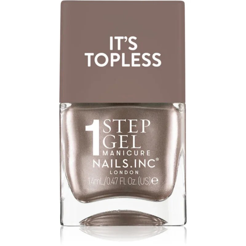 Nails Inc. It’s Topless gelový lak na nehty pro dlouhotrvající efekt odstín Khloe 14 ml