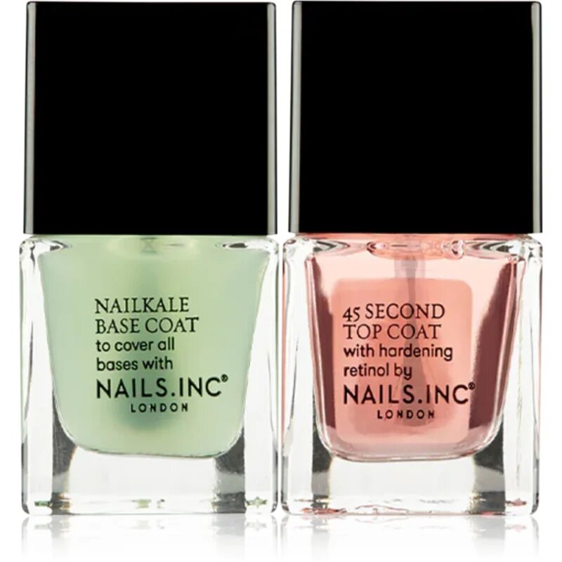 Nails Inc. Treatment Number Ones podkladový a vrchní lak na nehty mini