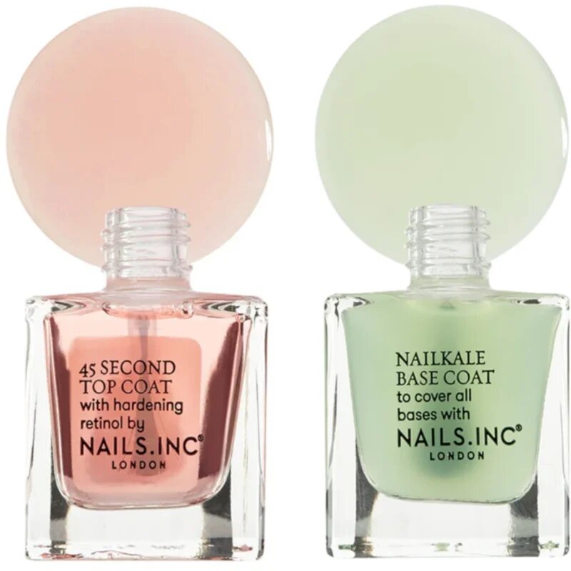 Nails Inc. Treatment Number Ones podkladový a vrchní lak na nehty mini