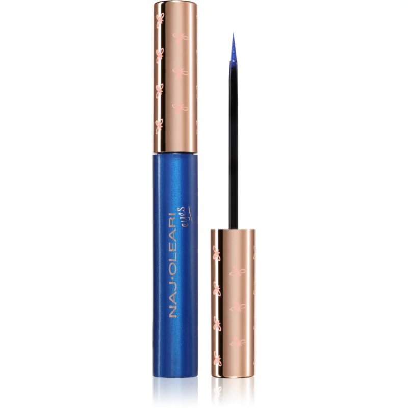 Naj Oleari Impeccable Eyeliner tekuté oční linky odstín 02 Magnetic Blue 4 ml