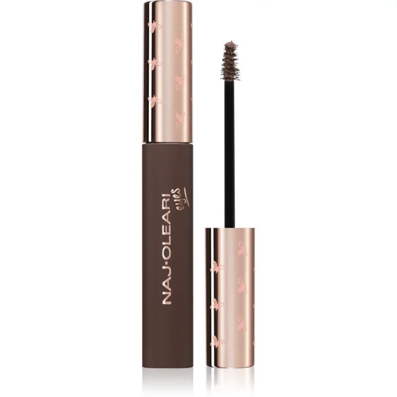 Naj Oleari Lasting Shape Eyebrow Fixer dlouhotrvající gel na obočí pro ženy 02 Brown 4 ml