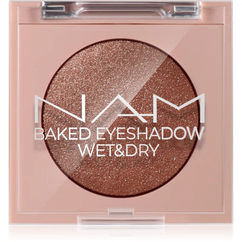 NAM Baked Eyeshadow třpytivé oční stíny odstín 03 Gold Rush 4 g