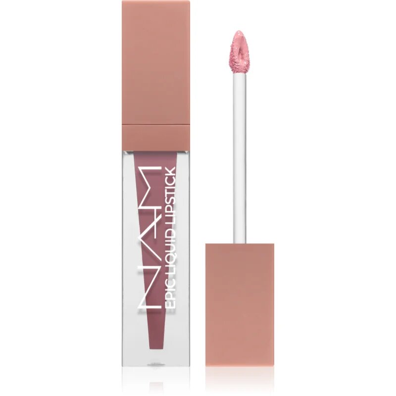 NAM Epic Liquid Lipstick dlouhotrvající tekutá rtěnka odstín 10 Mauve Petal 3.5 ml