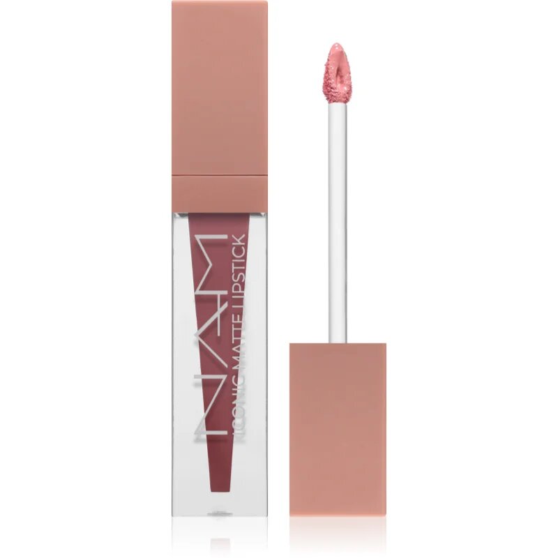 NAM Iconic Matte Lipstick matná hydratační tekutá rtěnka odstín 7 True Nude 3.5 ml