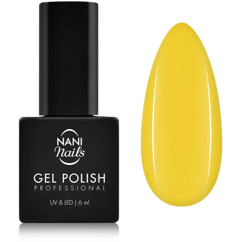 NaniNails NANI Professional gelový lak na nehty odstín Bitter Yellow 6 ml