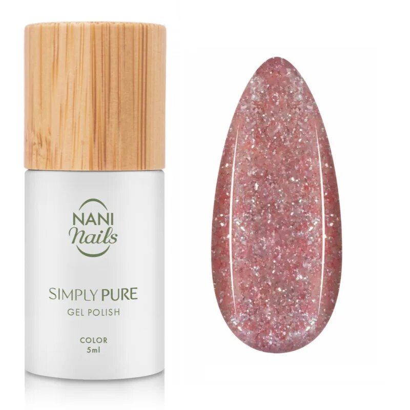 NaniNails Simly Pure gelový lak na nehty s použitím UV/LED lampy odstín Rosy Bronze 5 ml