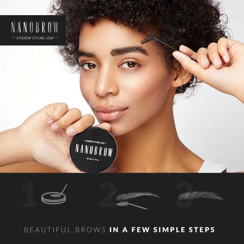 Nanobrow Eyebrow Styling Soap stylingové mýdlo na obočí 30 g