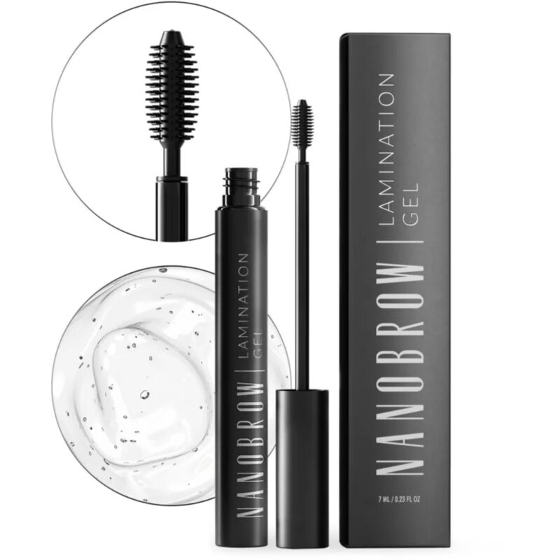 Nanobrow Lamination Gel gel na obočí odstín Transparent 7 ml