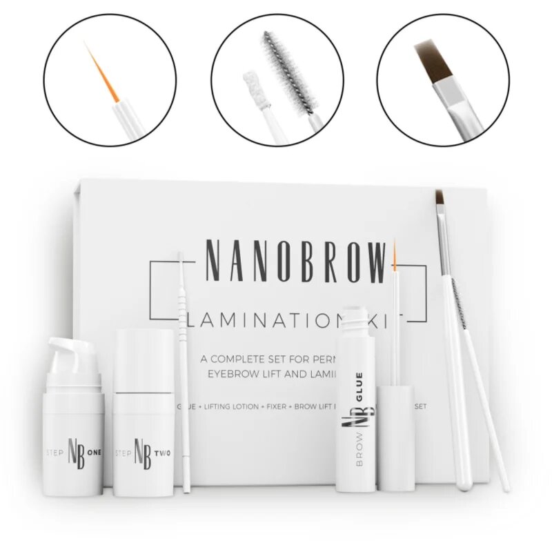 Nanobrow Lamination Kit sada na úpravu obočí
