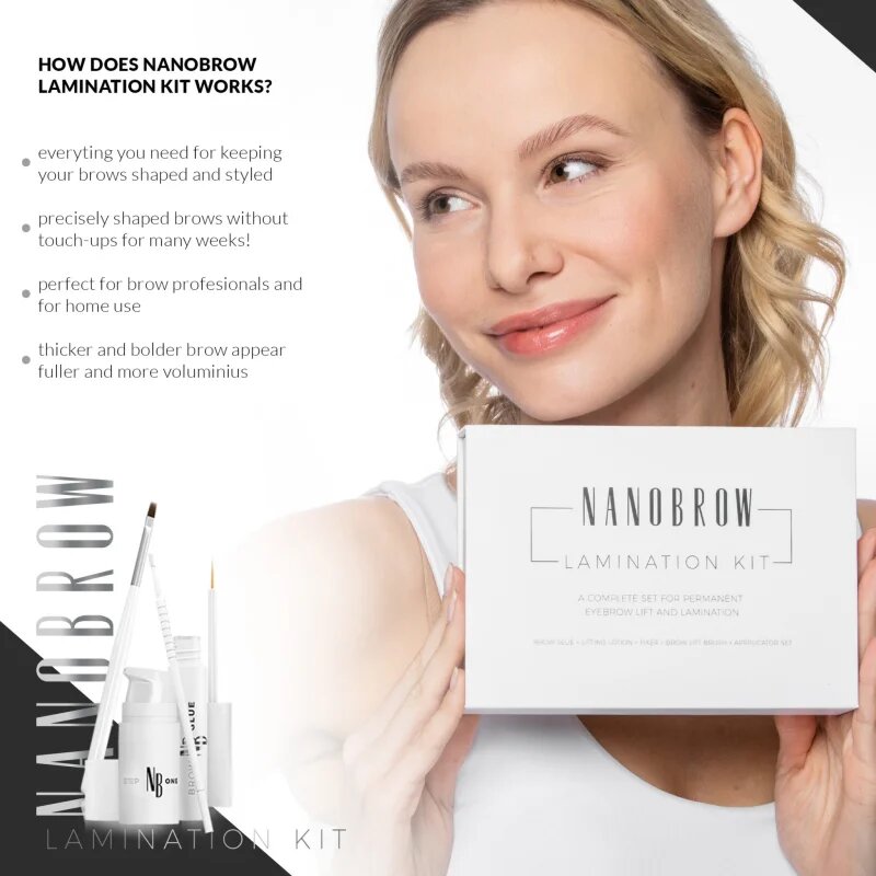 Nanobrow Lamination Kit sada na úpravu obočí