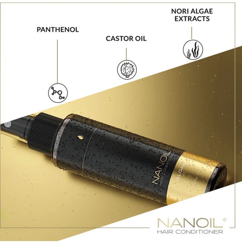 Nanoil Algae 2fázový bezoplachový kondicionér s výtažkem z řasy Nori 125 ml