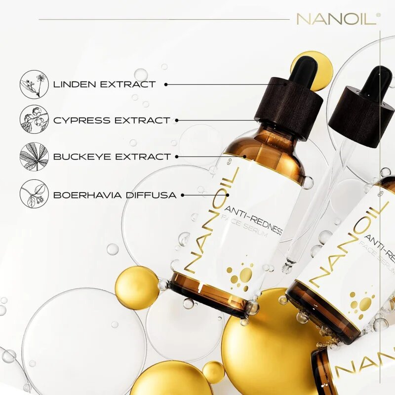 Nanoil Anti-Redness pleťové sérum k redukci začervenání 50 ml