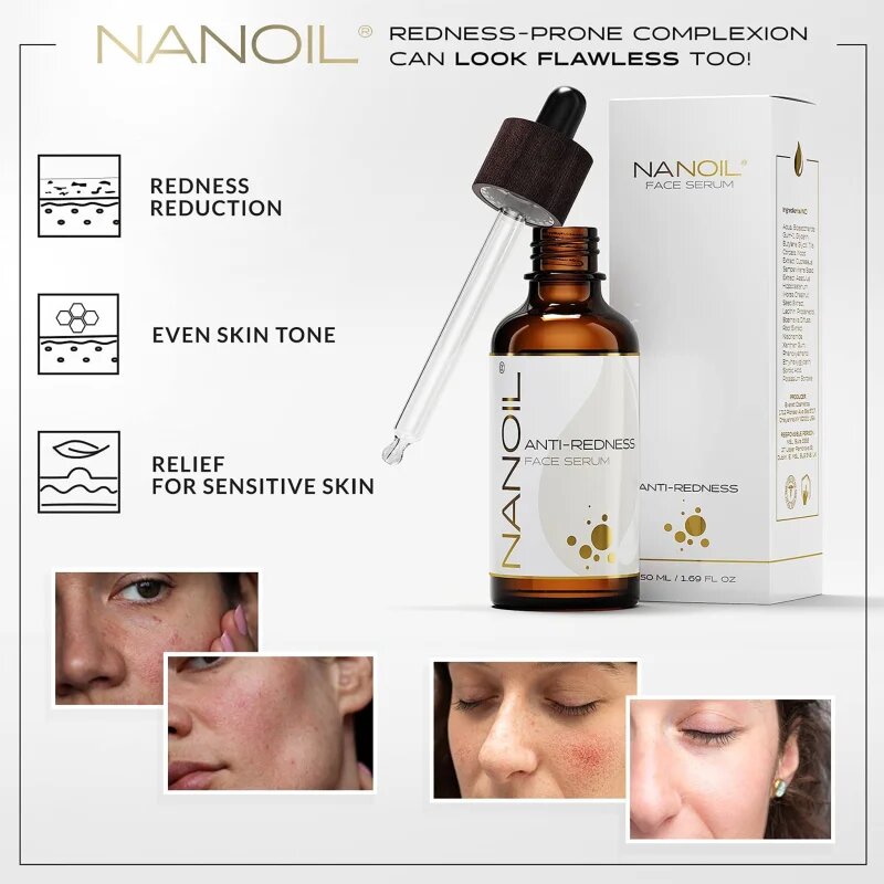 Nanoil Anti-Redness pleťové sérum k redukci začervenání 50 ml