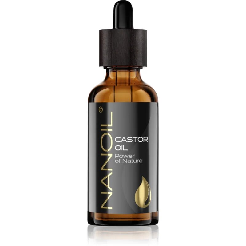 Nanoil Castor Oil ricinový olej na obličej tělo a vlasy 50 ml