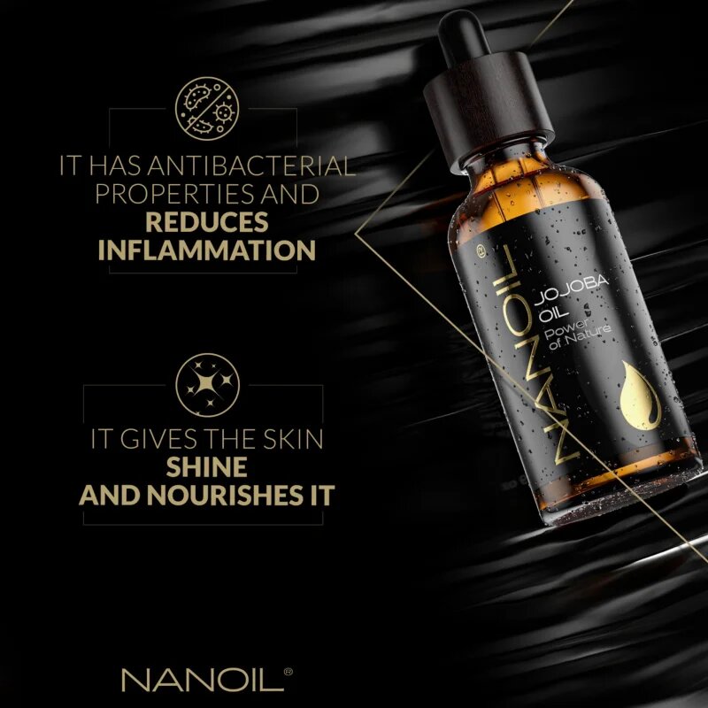 Nanoil Jojoba Oil jojobový olej na obličej tělo a vlasy 50 ml