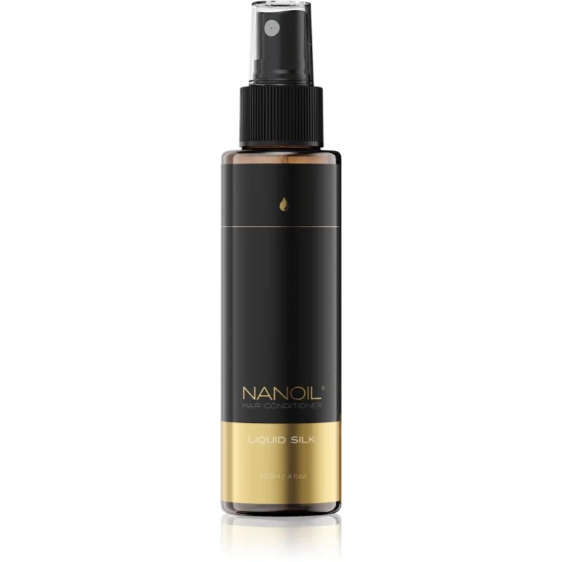Nanoil Liquid Silk uhlazující bezoplachový kondicionér na vlasy 125 ml