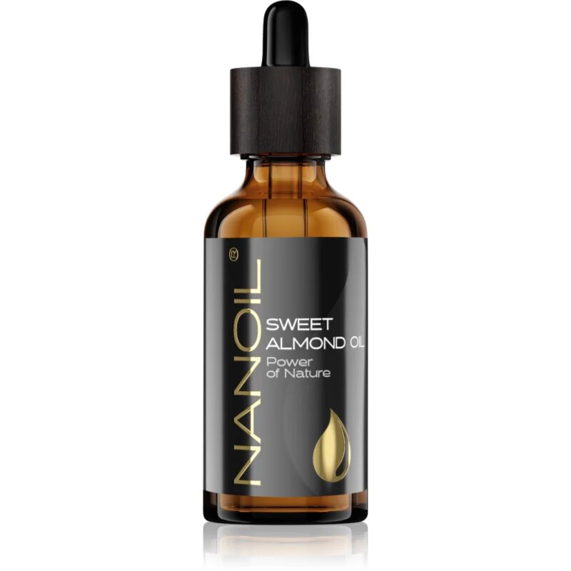 Nanoil Sweet Almond Oil mandlový olej na obličej tělo a vlasy 50 ml