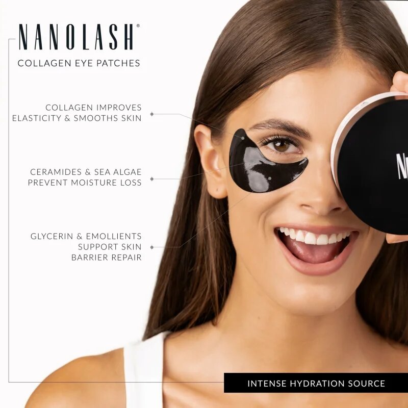 Nanolash Collagen oční gelové polštářky proti stárnutí 60 ks