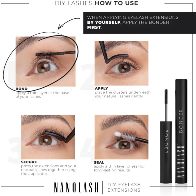 Nanolash DIY Bonder lepidlo na umělé řasy 5 ml